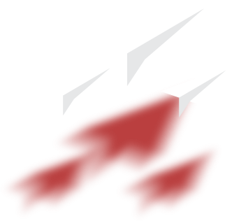 Aviões de papel decorativos